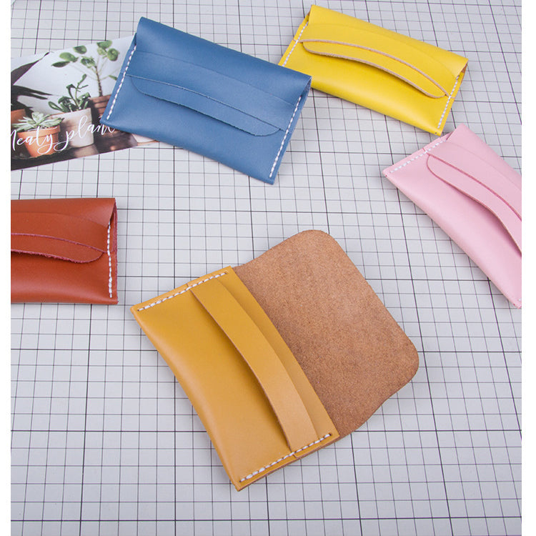 DIY Card & Coin Unisex Wallet Leather Handmade Beginner Kit
