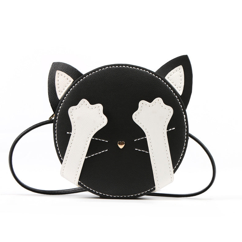 Cat Girl Handbag Woman Crossbody Bag DIY Vegan Leather Handmade Beginner Kit